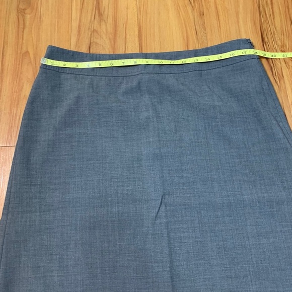Escada Sport Grey Wool Lined Midi Skirt - Picture 8 of 11
